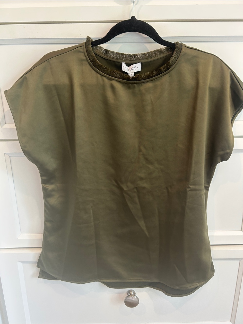 Sedge Olive Green Astor Top